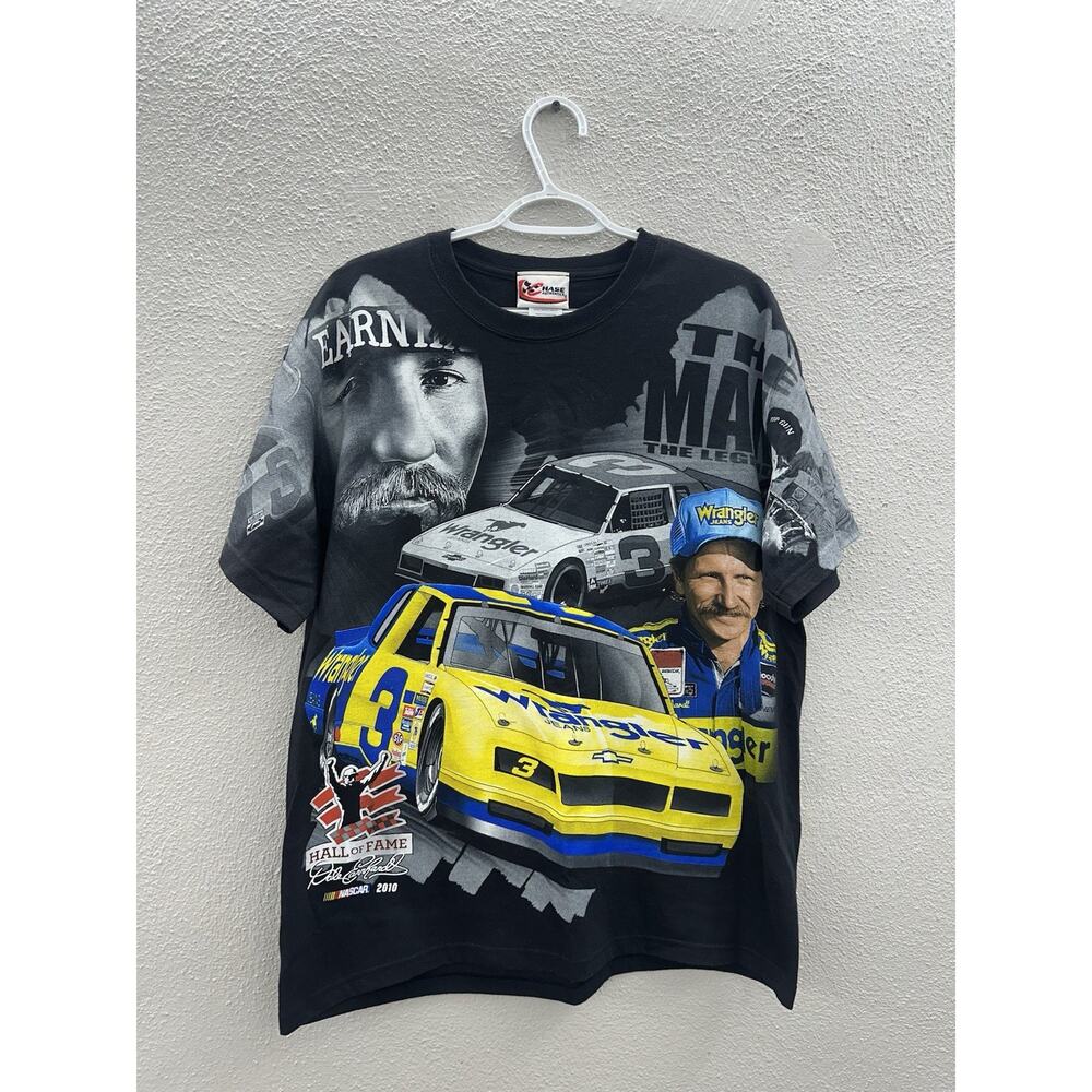 Chase NASCAR TShirt Large Dale Earnhardt Sr/Jr 2010 HOF Wrangler New Generation